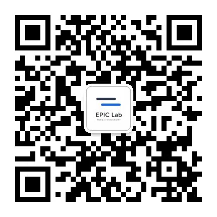 EPIC Lab WeChat Official Account QR Code / EPIC Lab 微信公众号二维码